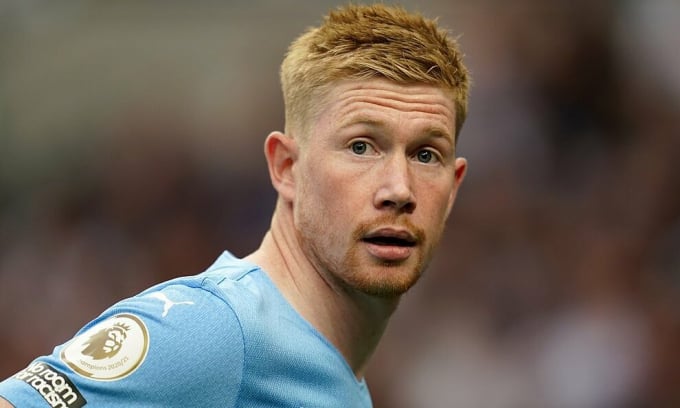 Man City rất buồn khi đội trưởng Kevin De Bruyne có kết quả xét nghiệm dương tính với COVID-19.