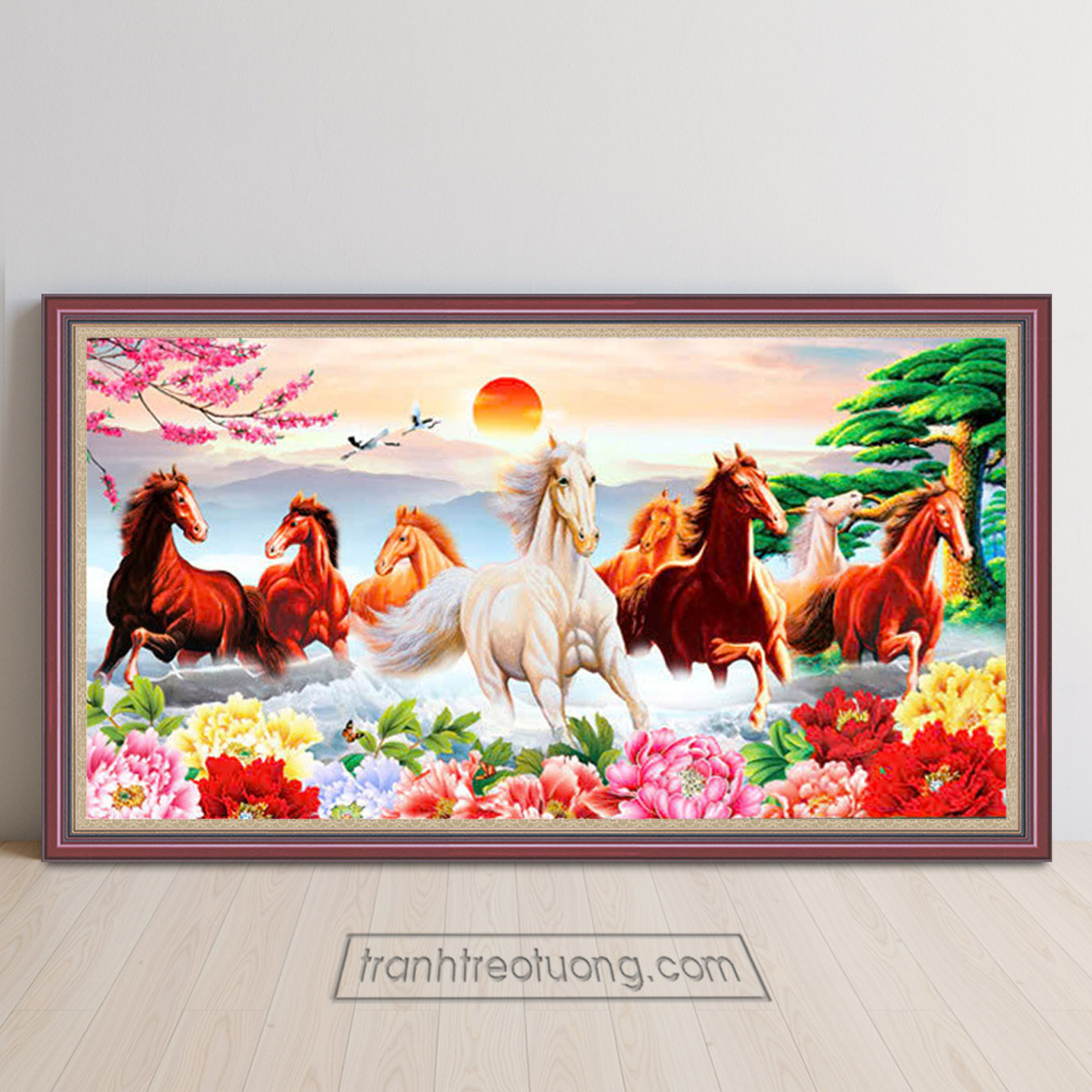 Vẽ tám con ngựa, vẽ ngựa thành công TTT41BM