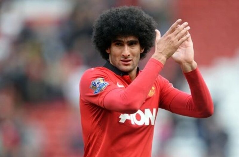 Marouane Fellaini với mái tóc xù nổi tiếng